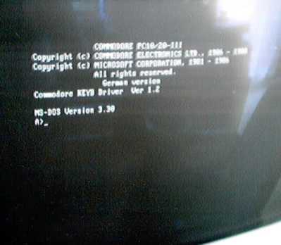 MS DOS 3.30